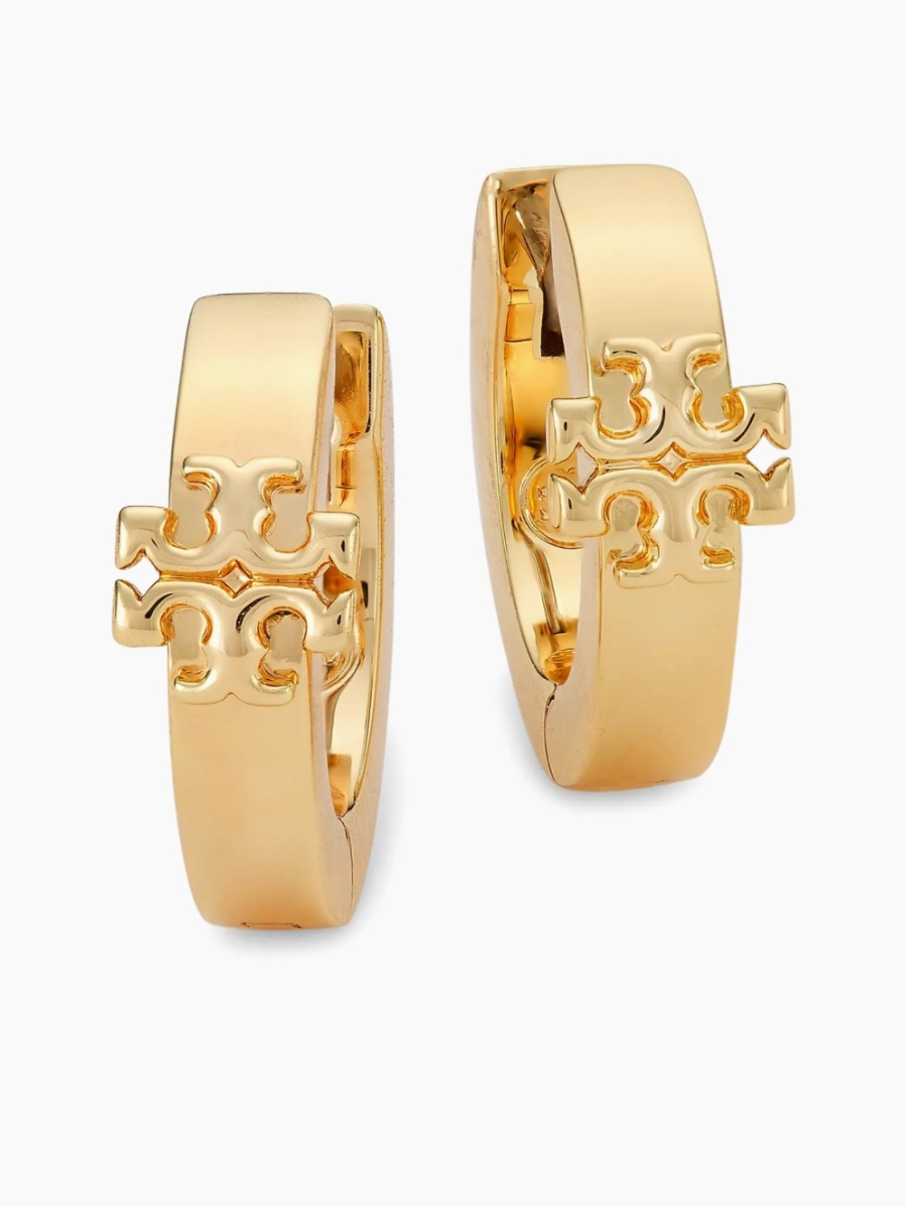 Tory Burch Kira Huggie Hoop Earrings